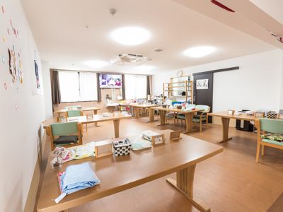 広々とした共用スペース