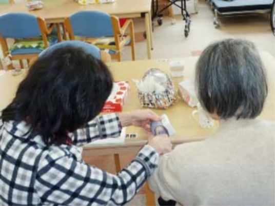 ケアの様子施設の居室