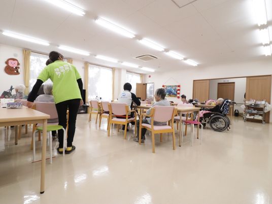 利用者が集うダイニング