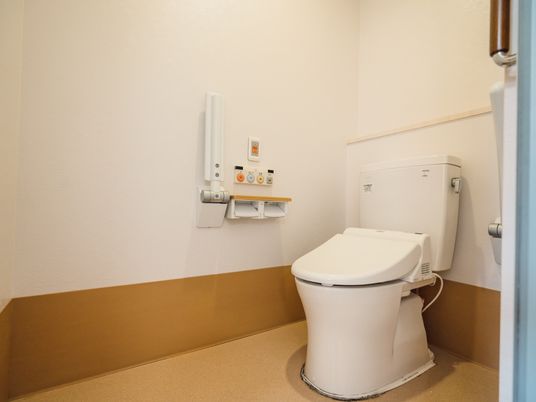 清潔なトイレの一室