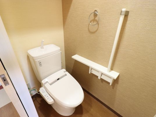 清潔なトイレ設備