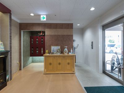 明るく広々としたエントランス