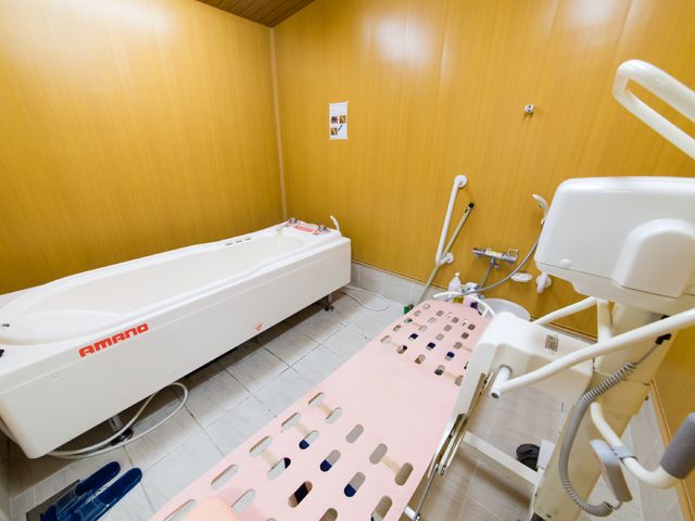 機能的な設備の浴室