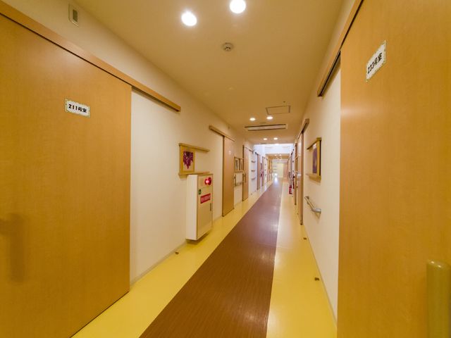 清潔な廊下の様子