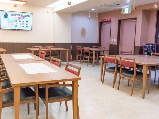 広々とした快適食堂