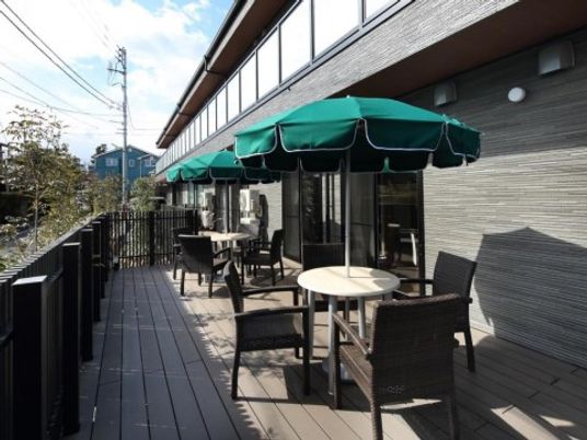 テラスのある快適空間