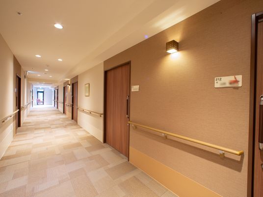 清潔感のある廊下