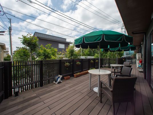 快適な屋外テラス