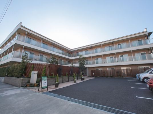 ゆとりある施設外観