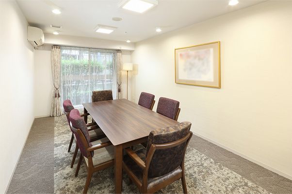 クリスマス装飾の共用スペース