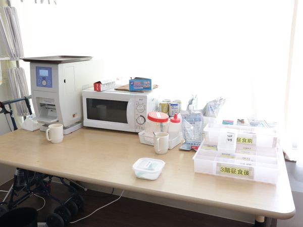 調理器具が置かれた部屋
