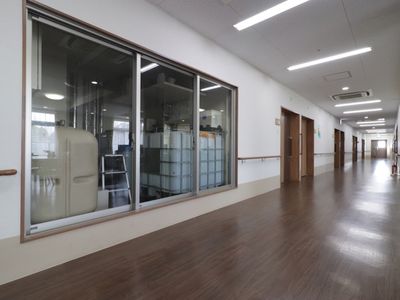 清潔感のある廊下