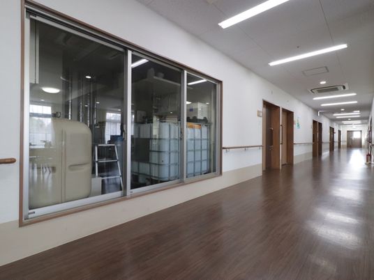清潔感のある廊下