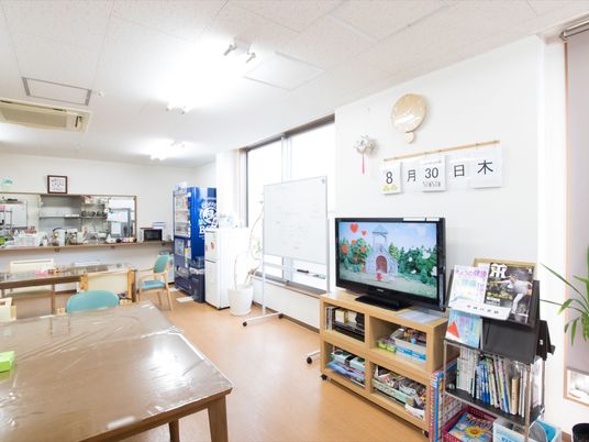 広々とした共有スペース