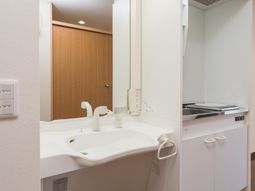 洗面台とコンロ付き空間