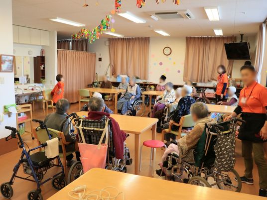 共有スペースの日常風景