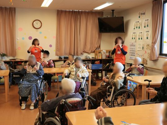 共有スペースでの日常風景