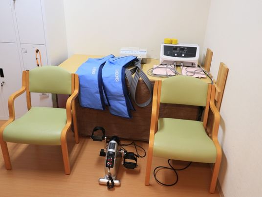 リハビリ設備が整った部屋