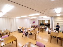 明るい共有スペース