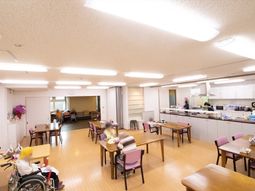 明るい共有スペース