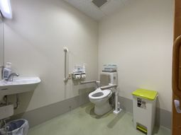 清潔なトイレ設備