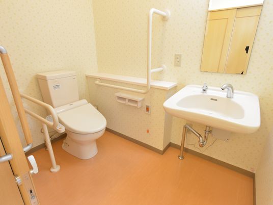 バリアフリーのトイレ設備