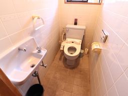 清潔なトイレの設備