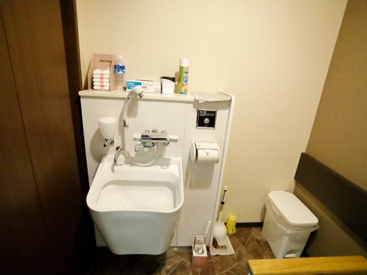 清潔なトイレ設備