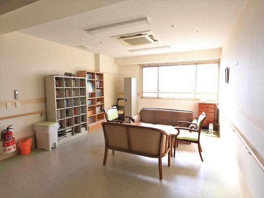 居心地の良い居室の全景