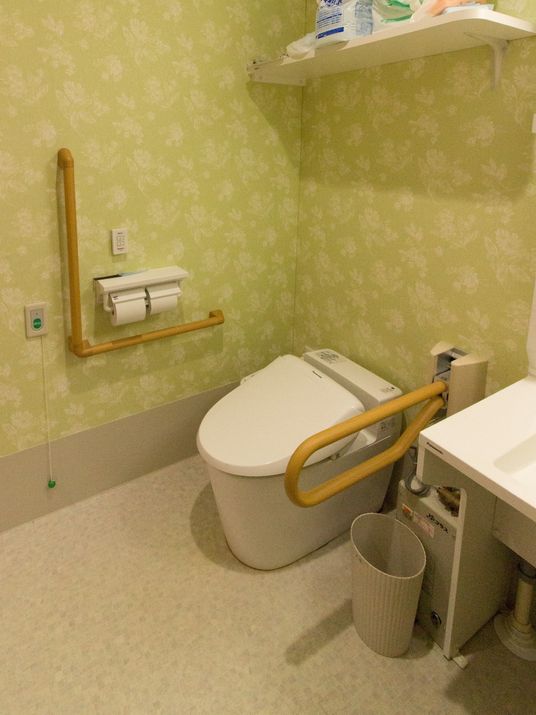 バリアフリーのトイレ設備