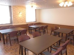 広々とした食堂の様子