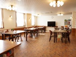 明るい共有スペース