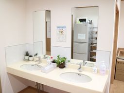清潔感ある洗面スペース