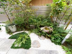 緑豊かな小さな庭