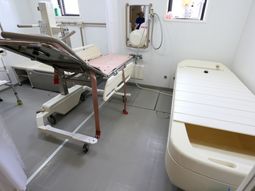 清潔な浴室設備