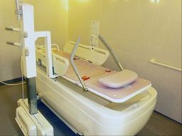 機能的な設備の浴室