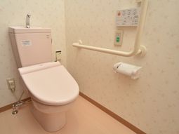 清潔感あるトイレ設備