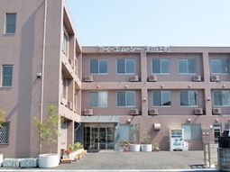 明るい日差しの外観