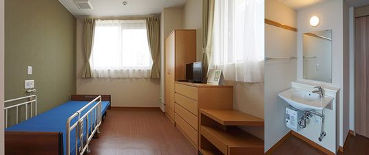 明るく静かな居室