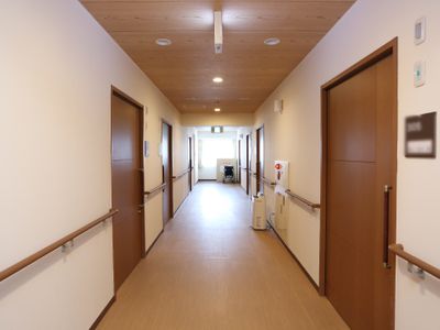 清潔な廊下の風景