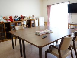 明るい共有スペース