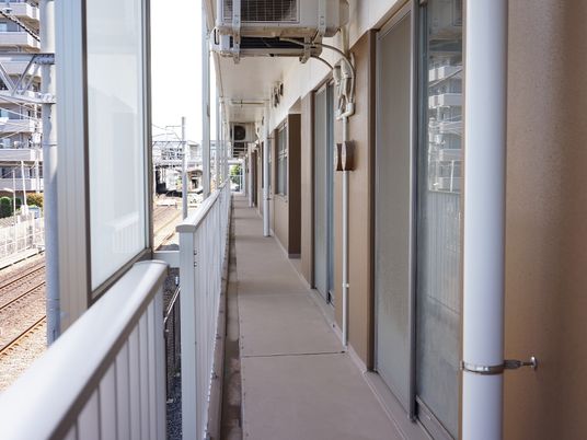 明るい廊下