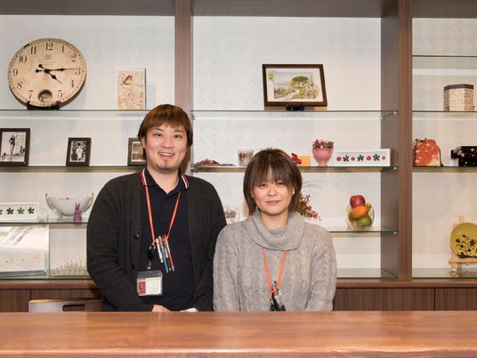 スタッフと共有スペース