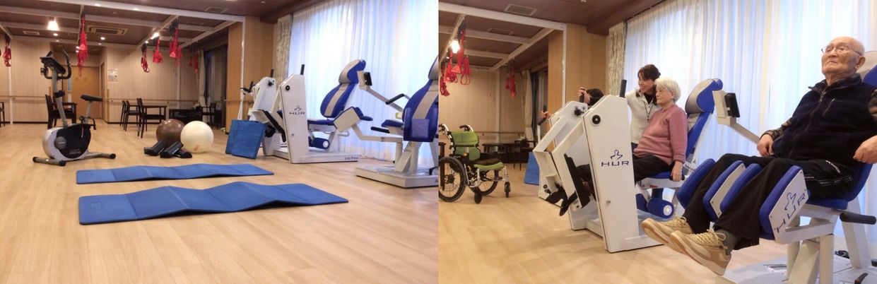 トレーニング機器の部屋