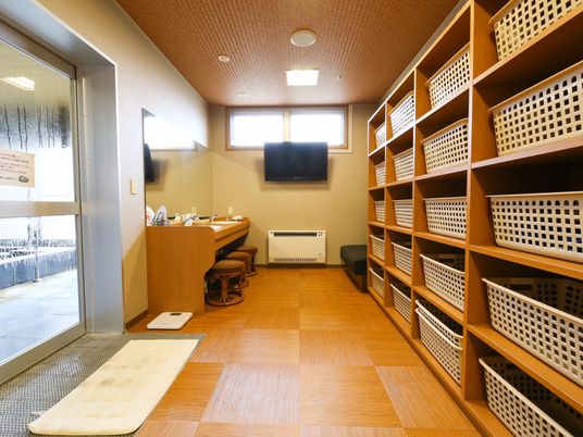 整理された居室内の収納