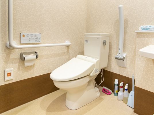バリアフリーのトイレ設備