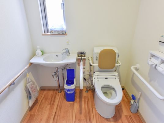 清潔なトイレスペース