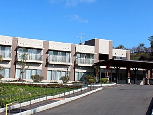 外観の建物前  