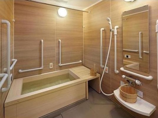 快適な空間の浴室