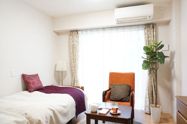 居室の明るいエリア